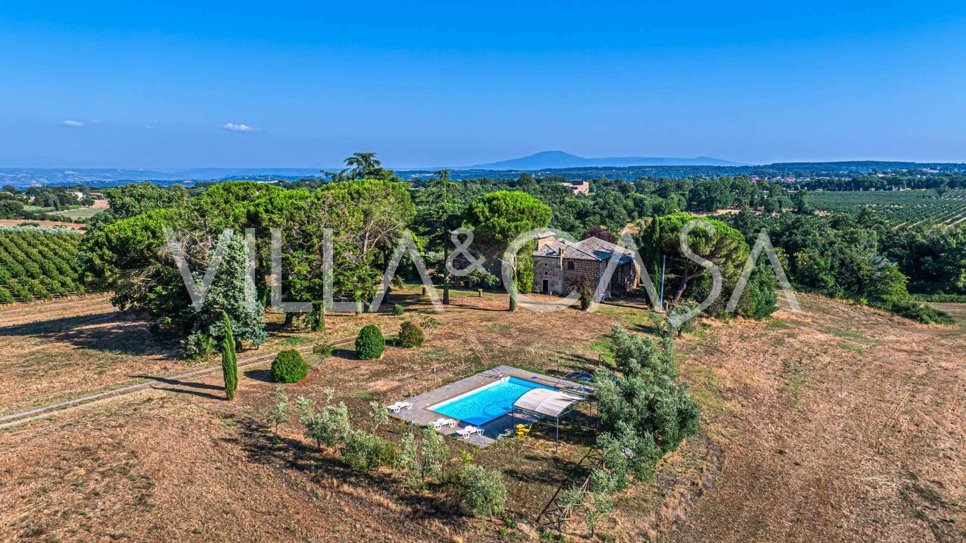 出售独特庄园,位于博尔塞纳与奥尔维耶托之间